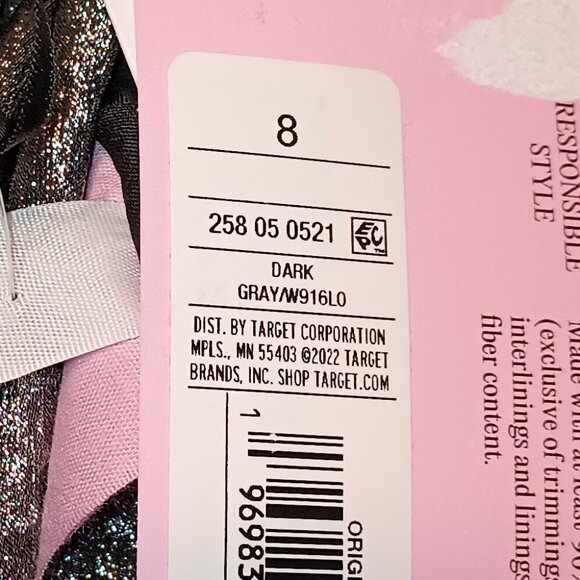 NEW Future Collective™ Dark Gray Women's Side Cut Out Midi Skirt - Picture 7 of 8